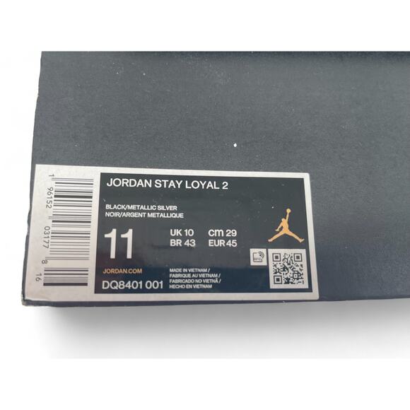 Nike Air Jordan Stay Loyal 2 DQ8401-001 Men’s Shoes BLACK Size 11 - Picture 11 of 11